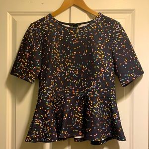 H&M confetti flare top